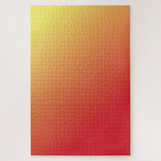 Sonnenaufgang - Hellrot bis gelb glänzend Minimal Puzzle