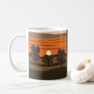 Sonnenaufgang Himmel Landschaft Natur Kaffeetasse