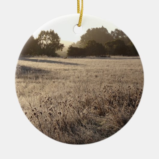 Sonnenaufgang im Bärental Trailhead Landschaft Keramik Ornament (Vorne)