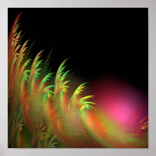 Sonnenaufgang im Dschungel Poster (Vorne)