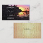 Sonnenaufgang im Duck-Blind Visitenkarte (Vorne/Hinten)