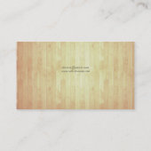 Sonnenaufgang im Duck-Blind Visitenkarte (Rückseite)