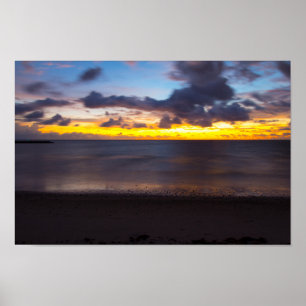 Sonnenaufgang im Jetty Park, Fort Pierce, Florida Poster