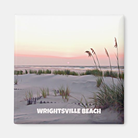 Sonnenaufgang im Juli, Wrightsville Beach Magnet (Vorne)