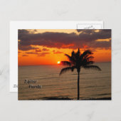 Sonnenaufgang im Jupiter Postkarte (Vorne/Hinten)