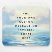 Sonnenaufgang im Meer in ruhiger See - Sonderbotsc Mousepad (Vorne)