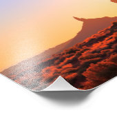 Sonnenaufgang im Monument Tal, Arizona Fotodruck (Ecke)