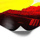Sonnenaufgang im Multiversum Poster (Ecke)