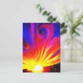 Sonnenaufgang im Multiversum Postkarte (Stehend Vorderseite)