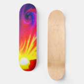 Sonnenaufgang im Multiversum Skateboard (Vorderseite)