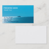 Sonnenaufgang im Ozean Visitenkarte (Vorne/Hinten)