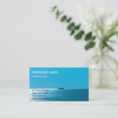 Sonnenaufgang im Ozean Visitenkarte (Stehend Vorderseite)