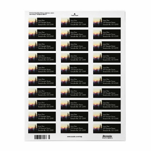 Sonnenaufgang im Wald am Rocky Mountain (Vorne)