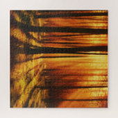 Sonnenaufgang im Wald Puzzle (Horizontal)