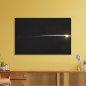 Sonnenaufgang im Weltraum Leinwanddruck (Insitu (Wohnzimmer))