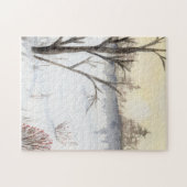 Sonnenaufgang im Winter Puzzle (Horizontal)