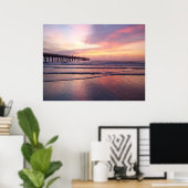 Sonnenaufgang in August Poster (Heimbüro)