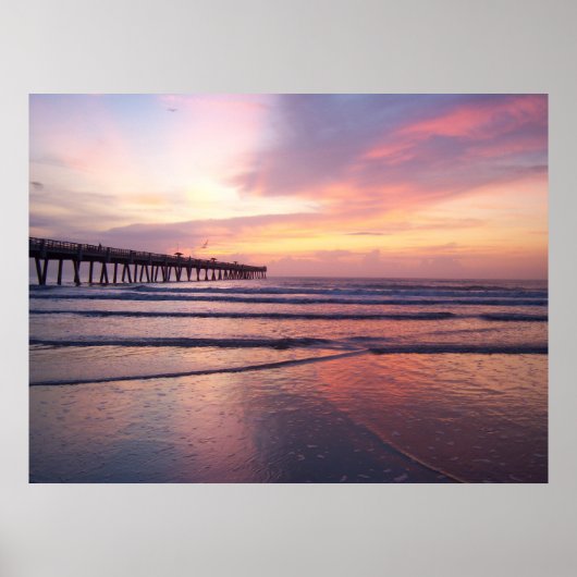 Sonnenaufgang in August Poster (Vorne)