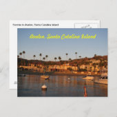 Sonnenaufgang in Avalon Postkarte (Vorne/Hinten)