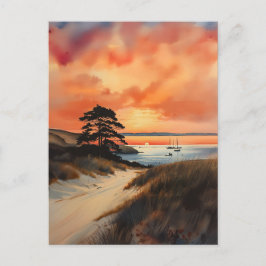 Sonnenaufgang in Buzzards Bucht Postkarte