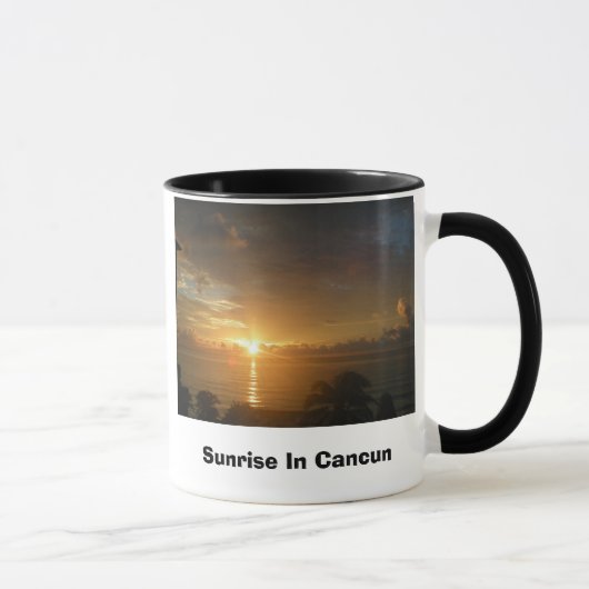 Sonnenaufgang in Cancun Tasse (Rechts)