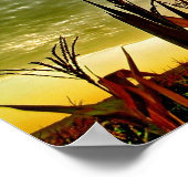 Sonnenaufgang in Cornfield Poster (Ecke)