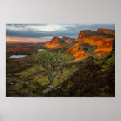 Sonnenaufgang in den Bergen von Quiraing auf Skye, Poster (Vorne)