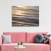 Sonnenaufgang in den Meeresgewässern - Fotografie Leinwanddruck (Insitu (Wohnzimmer))