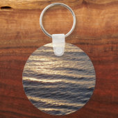 Sonnenaufgang in den Meeresgewässern - Fotografie Schlüsselanhänger (Rückseite)