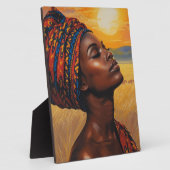 Sonnenaufgang in den Serengeti Fotoplatte (Seite)