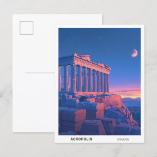Sonnenaufgang in der Akropolis Griechenland Reisen Postkarte