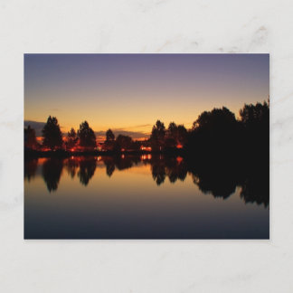 Sonnenaufgang in der Cotswold-Postkarte Postkarte