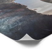 Sonnenaufgang in der Eishöhle Poster (Ecke)