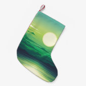 Sonnenaufgang in der Seemaschine, Kleidung, Kunst, Kleiner Weihnachtsstrumpf (Vorderansicht (hängend))