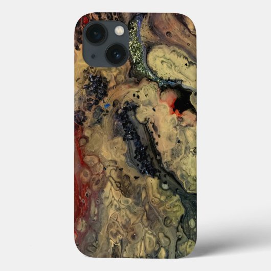 Sonnenaufgang in der Wüstenmalerei in Sandtönen Case-Mate iPhone Hülle (Rückseite)