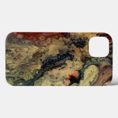 Sonnenaufgang in der Wüstenmalerei in Sandtönen Case-Mate iPhone Hülle (Rückseite (Horizontal))