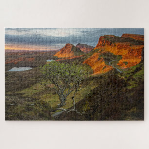 Sonnenaufgang in einer schottischen Landschaft, Qu Puzzle