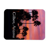 Sonnenaufgang in Gilbert, Arizona Magnet (Horizontal)