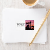 Sonnenaufgang in Gilbert, AZ Adressaufkleber (Insitu)