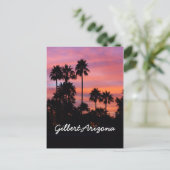 Sonnenaufgang in Gilbert, AZ Postkarte (Stehend Vorderseite)