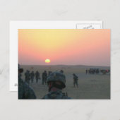 Sonnenaufgang in Kuwait Postkarte (Vorne/Hinten)