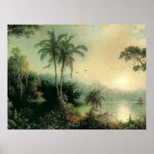 Sonnenaufgang in Nicaragua, Bild von M.J. Heade Poster
