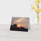 SONNENAUFGANG in NY, Karte (Gelbe Blume)