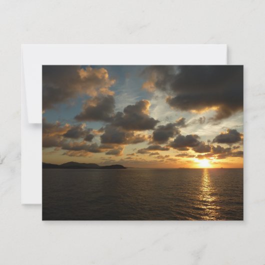 Sonnenaufgang in St. Thomas I. US-Jungfrau (Vorderseite)