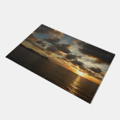 Sonnenaufgang in St. Thomas I. US-Jungfrau Fußmatte (Schrägansicht)