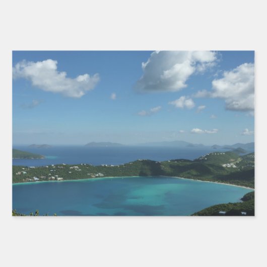 Sonnenaufgang in St. Thomas I. US-Jungfrau Geschenkpapier Set (Vorderseite 3)