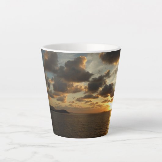 Sonnenaufgang in St. Thomas I. US-Jungfrau Milchtasse (Vorderseite)