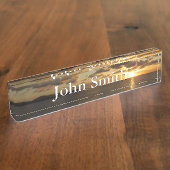 Sonnenaufgang in St. Thomas I. US-Jungfrau Namensplakette (Seite)