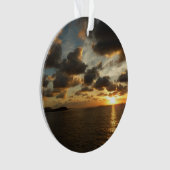 Sonnenaufgang in St. Thomas I. US-Jungfrau Ornament (Vorderseite)