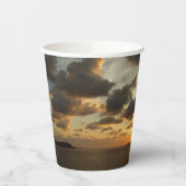 Sonnenaufgang in St. Thomas I. US-Jungfrau Pappbecher (Links)